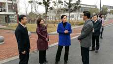 市委常委、宣傳部長盛蕾走訪我校