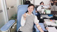 我校教職工積極參與無償獻血活動